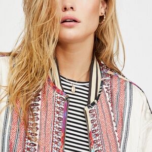 Free People Reversible Pandora Bomber Jacket